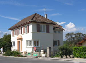 Photo d'une réhabilitation d'un logement à Seynod réalisé par l'architecte d'Annecy Laurent BELLEVILLE